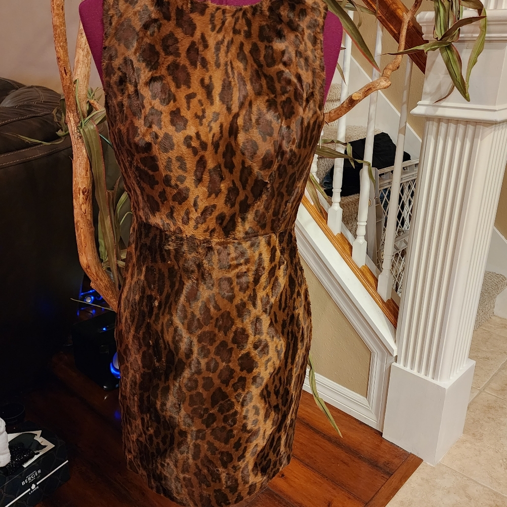 New Topshop Animal print dress